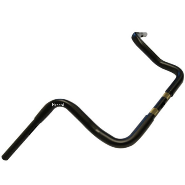 1.25インチ ハンドルバー Batwing 10インチ 96年以降 FLH 黒(つや消し)