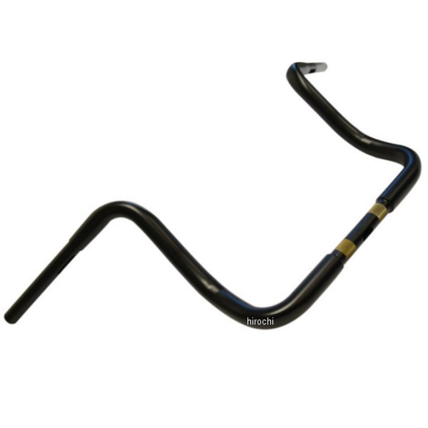 1.25インチ ハンドルバー Batwing 12インチ 96年以降 FLH 黒(つや消し)