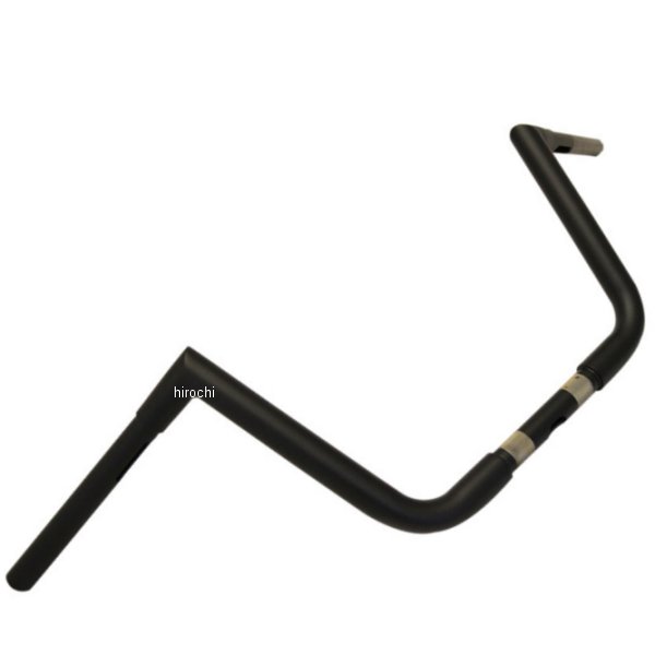 1.25インチ ハンドルバー ピーク 10インチ 黒(つや消し)
