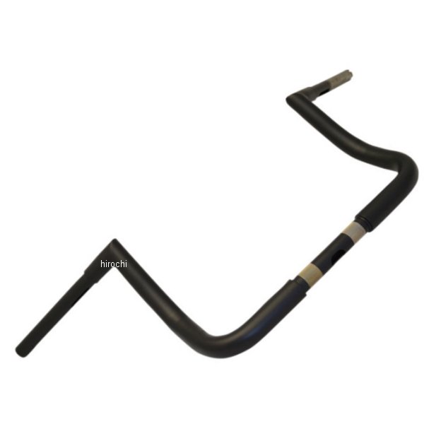 1.25インチ ハンドルバー Batwing 10インチ 96年以降 FLH 黒(つや消し)