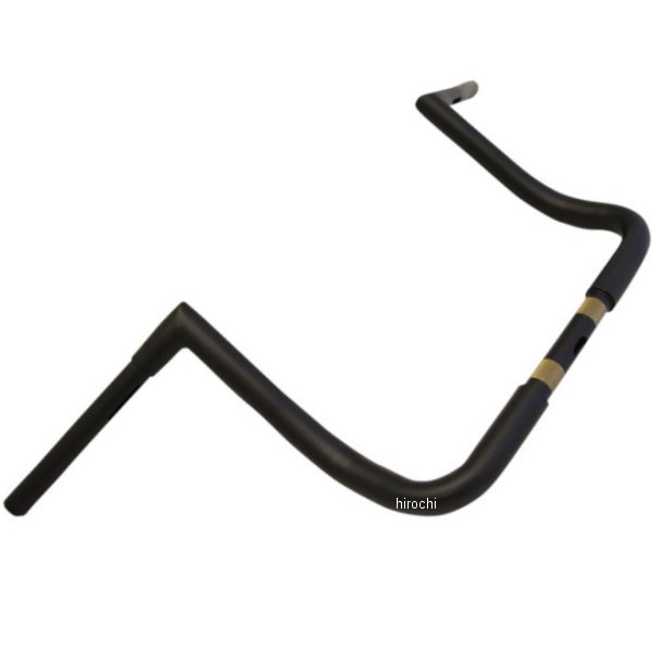 1.25インチ ハンドルバー Batwing 12インチ 96年以降 FLH 黒(つや消し)