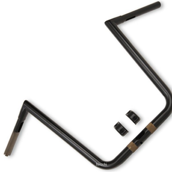 1.25インチ ハンドルバー Hefty 10インチ 15年以降 FLTR 黒(つや有り)
