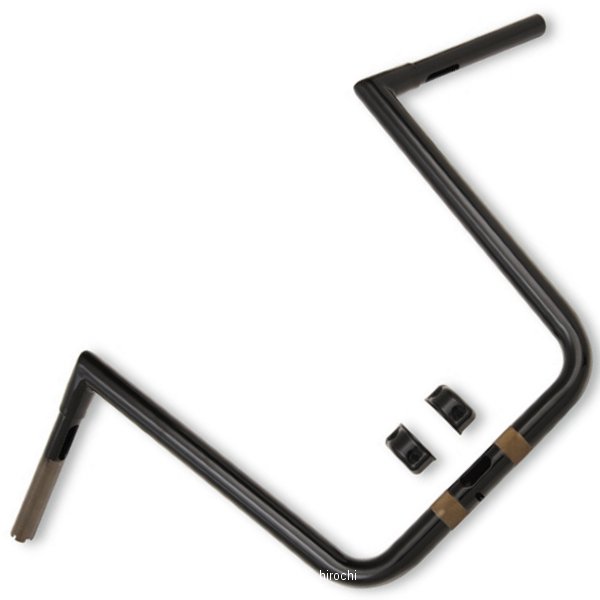 1.25インチ ハンドルバー Hefty 13インチ 15年以降 FLTR 黒(つや有り)