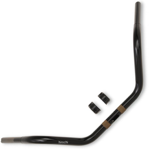 1.25インチ ハンドルバー ムース ナックル FLTR 黒(つや有り)