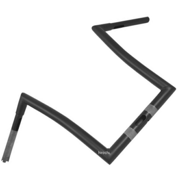 1.25インチ ハンドルバー エイプ 12インチ 15年以降 FLTR 黒(つや消し)