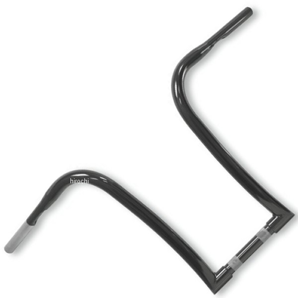 1.25インチ ハンドルバー ナイスカーブ Ape 16インチ 黒(つや有り)