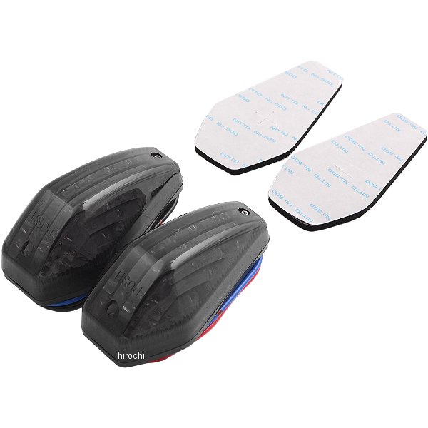 エアロLEDウインカー 汎用 ストリームタイプ ダブル スモーク