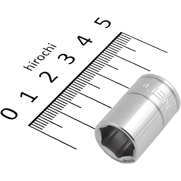 1/4DR 7/16インチ ソケット (6角)