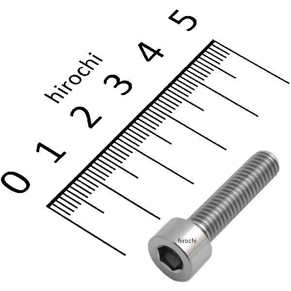 チタンキャップボルト 汎用 ストレート M6 P1.0 25mm 1本入り