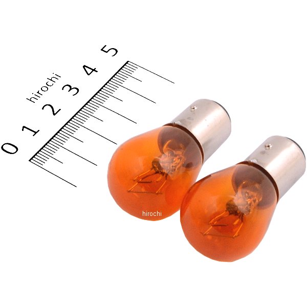 バルブ S25(BAY15d) 12V23/8W アンバー 2個入り