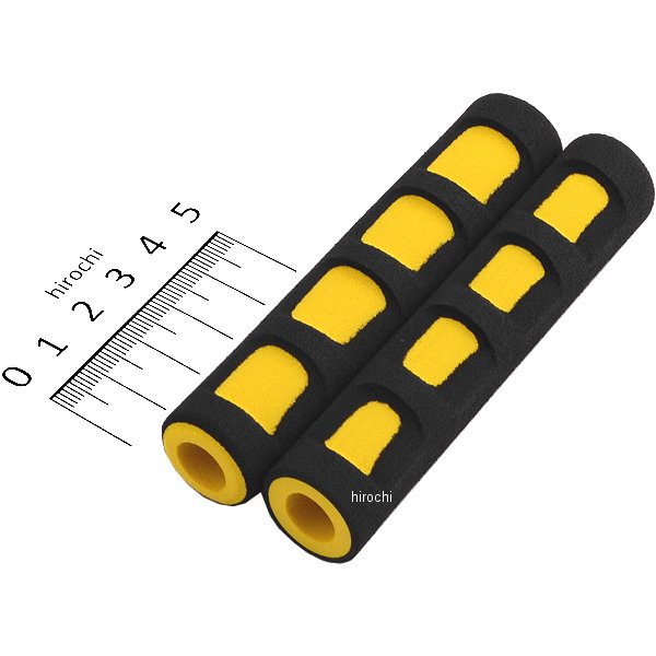 レバーカバー 黒/黄 2個入り