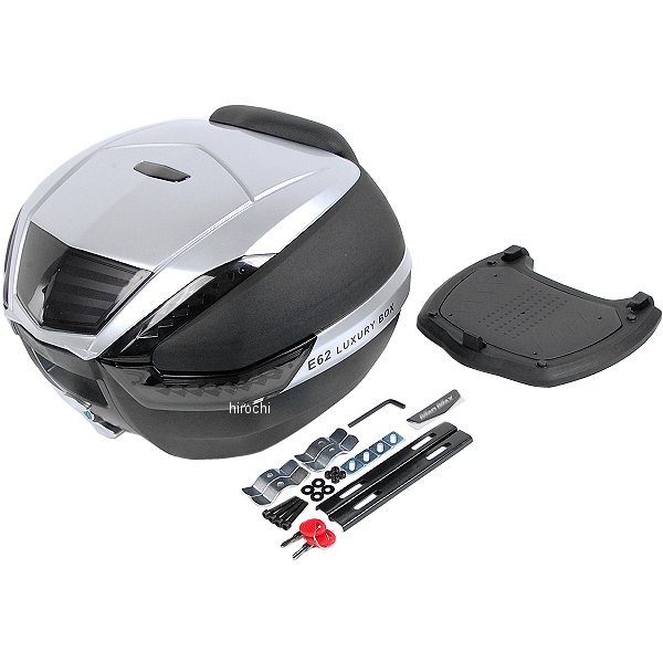 リアボックス 38L マウント/バックレスト付属 黒/シルバー 黒レンズ