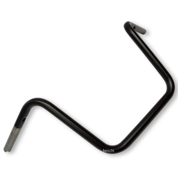 1インチ ハンドルバー エイプ 12インチ 08年以降 FLHR 黒(つや消し)