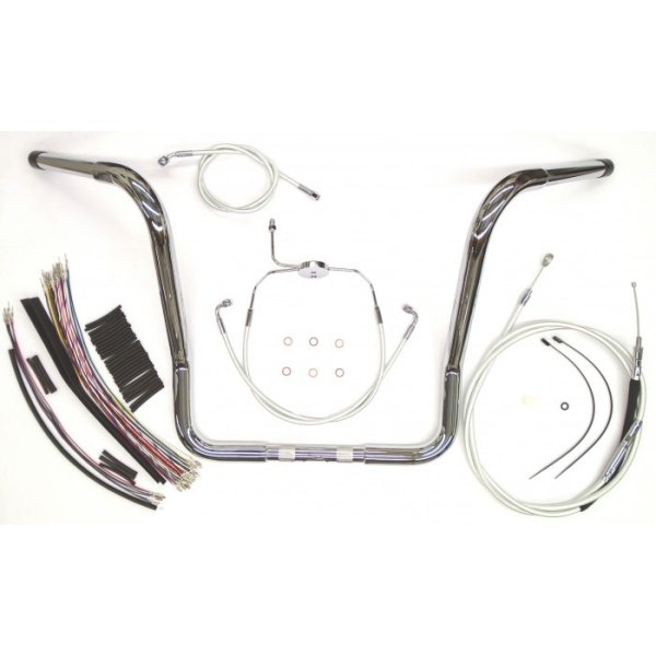 1.25インチ ハンドルセット Bagger 14インチ 08年-13年 FLH(ABS無し) クローム