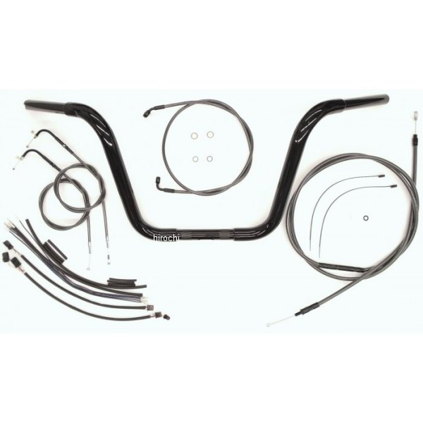 1.25インチ ハンドルセット Ape 14インチ 11年-14年 ソフテイル(ABS無し) 黒