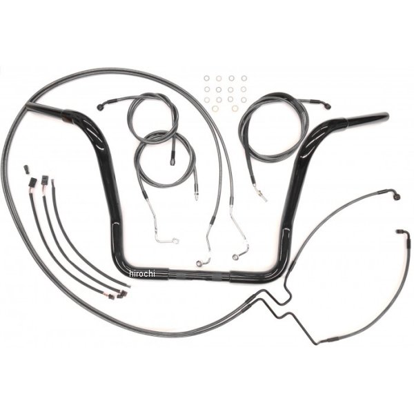 1.25インチ ハンドルセット Bagger 14インチ 17年以降 FLHX(ABS有り) 黒