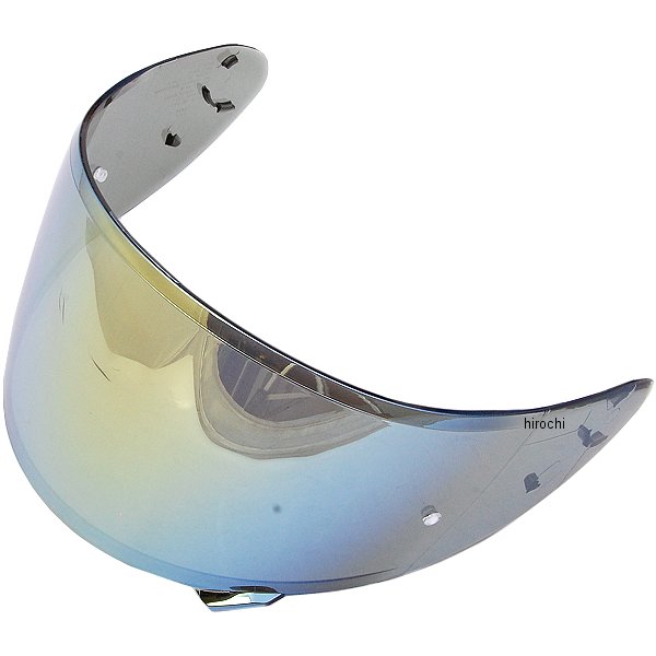 エキストラ EXTRA SHIELD シールド CWR-1 ピンロック ショウエイ用 ダークスモーク/ゴールド