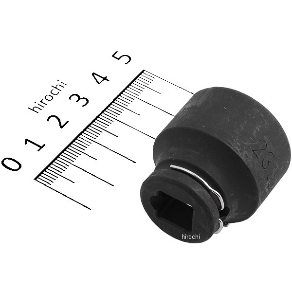 3/8インチsq 薄肉インパクトソケット 23mm