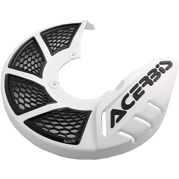 X-Brake ディスク カバー ベント付き 白/黒