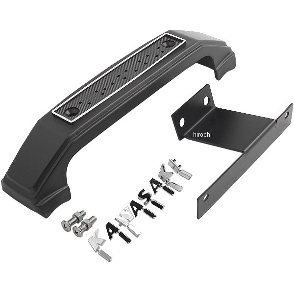 フォークカバーエンブレム Z900RS 黒 大文字 KAWASAKI ステー付き