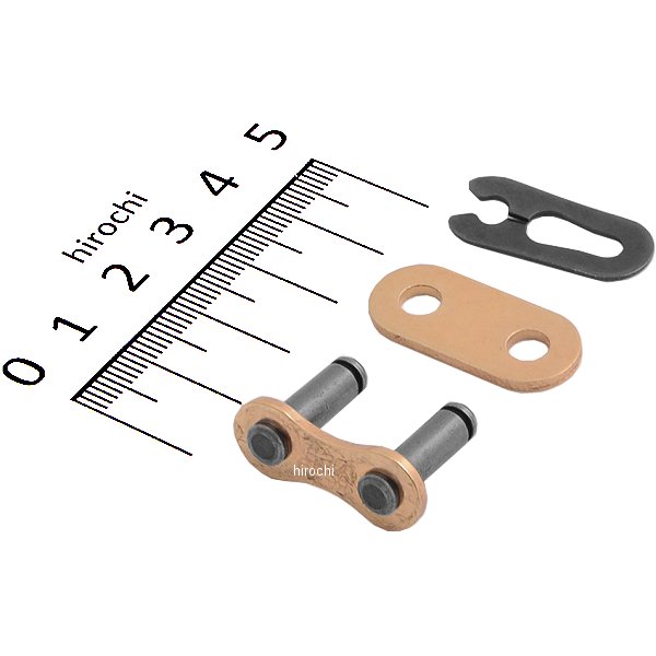 チェーン 520ERS3 レース用 ERシリーズ クリップジョイント ゴールド