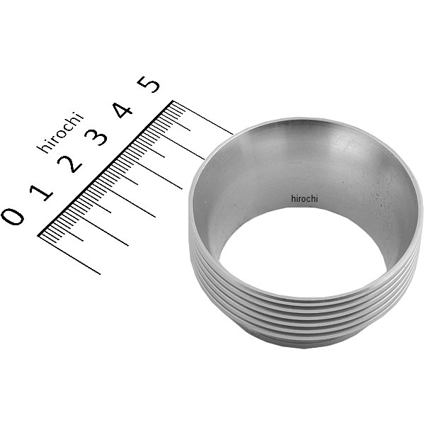 フィルターアダプター ミクニ TMRキャブレター用φ38 アルミ削出し