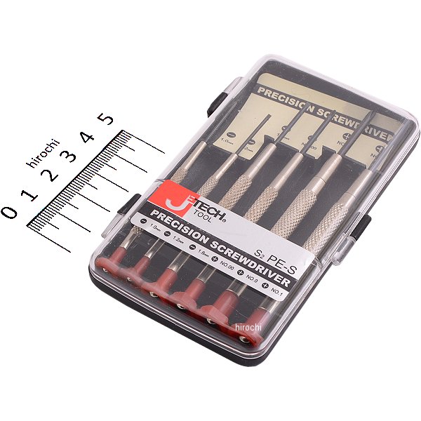 精密ドライバー6本セット S