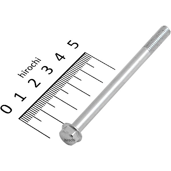 ホンダ純正タイプ フランジ六角ボルト ユニクロ M6x80 P1.0 1本入り