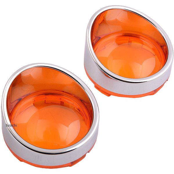 バルブシェイドウインカーレンズ ハーレーダビッドソン オレンジ