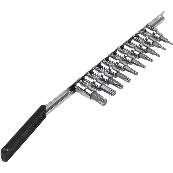 六角ビットセット 3/8インチ(9.5mm)角 10個セット トルクスビット