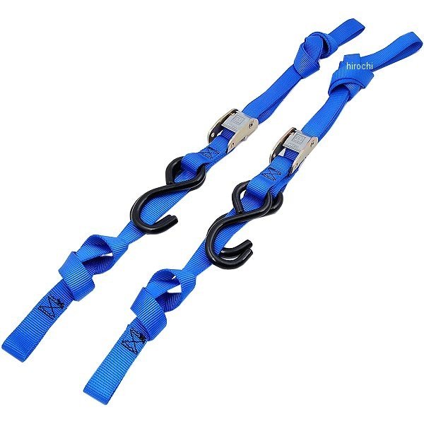 幅1インチ(25mm) インテグラ タイダウン 69インチ(1753mm) 青 (左右ペア)