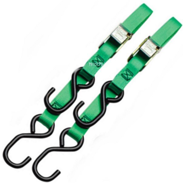 幅1インチ(25mm) タイダウン 6インチ(152mm) 赤 (左右ペア)