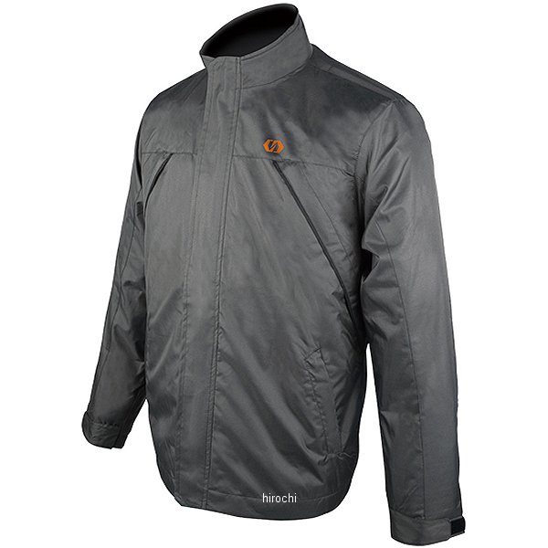 秋冬モデル ランバージャケット グレー/オレンジ Lサイズ