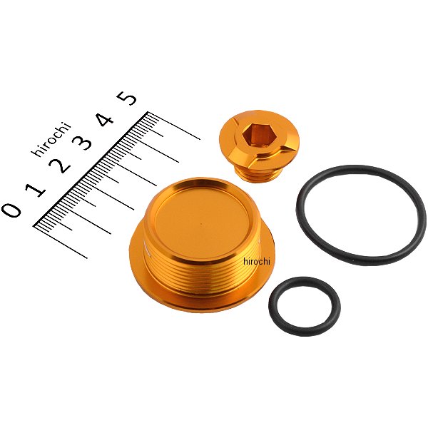 タイミングホールキャップセット ホンダ アルミ ゴールド