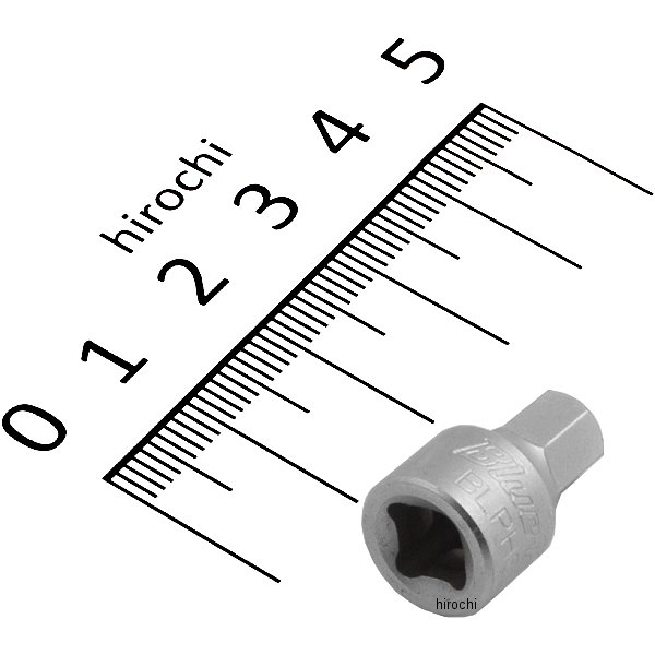 ブルーポイント 7mm スタッビー 6角ソケット (ヘキサゴン) 1/4インチ差込