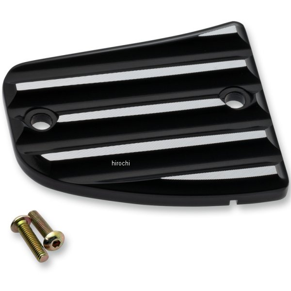 フロントマスターシリンダーカバー 02年-16年 インディアン フィン 黒/シルバー