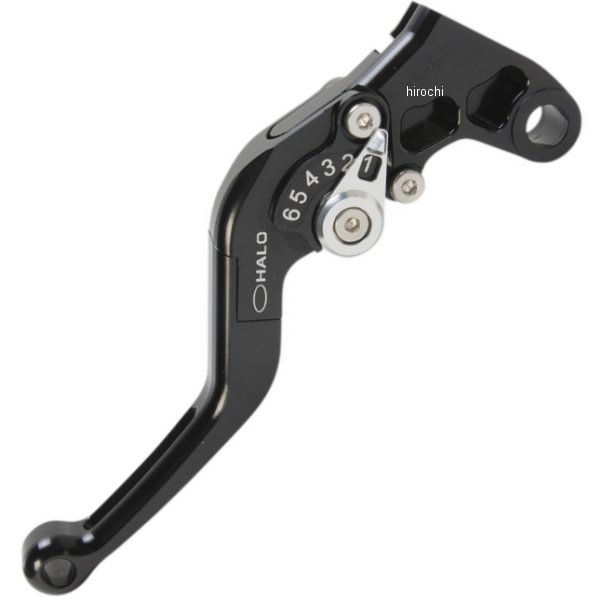 クラッチレバー HALO 05年-16年 FZ09、FZ07、YZF-R6 黒