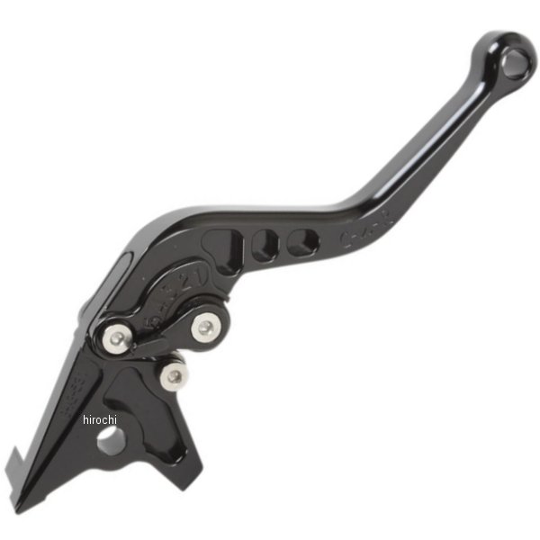 ブレーキレバー Click 'N Roll ショート 00年-17年 ヤマハ、アプリリア 黒