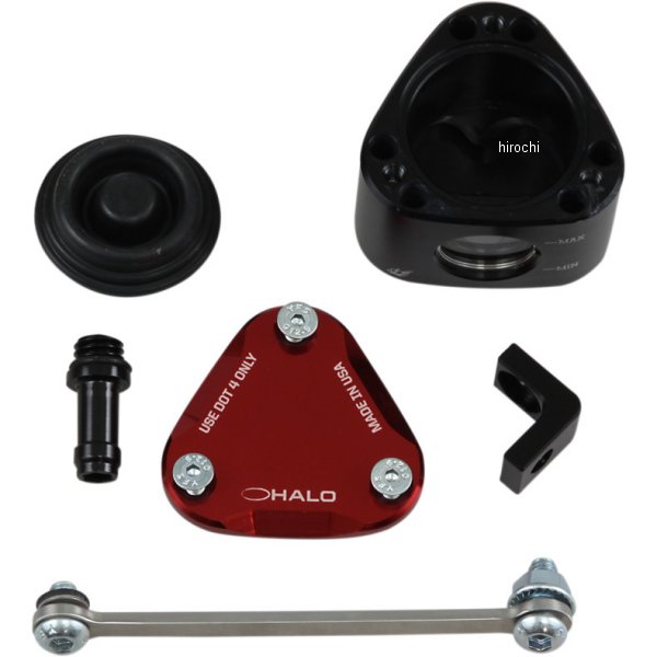 【セール特価】 リアブレーキフルードリザーバ 8mm 下接続 赤