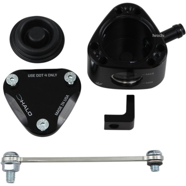 リアブレーキフルードリザーバ 8mm 右接続 黒