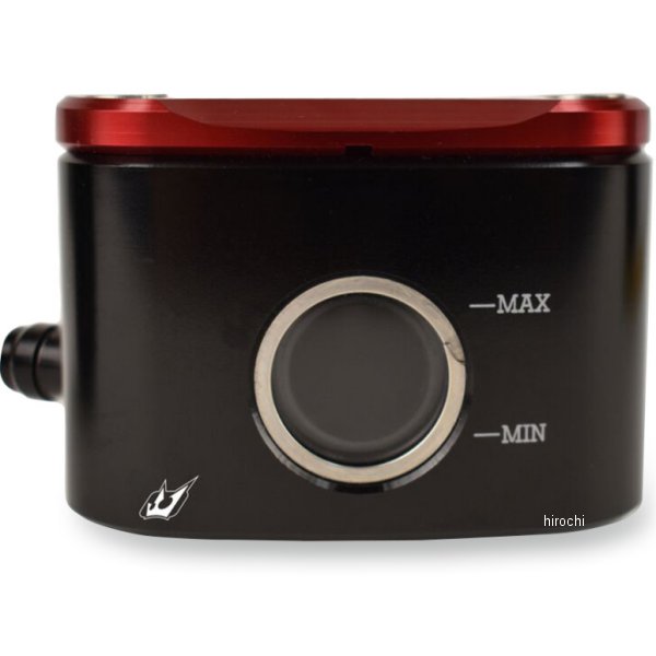 フロントブレーキフルードリザーバ 8mm 左接続 赤