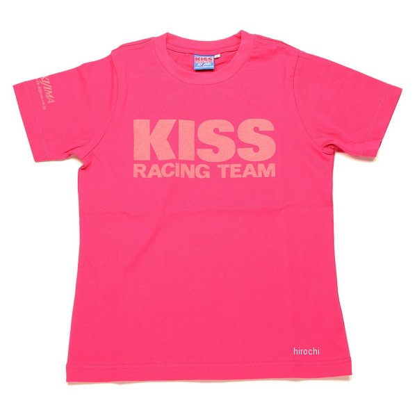 KISS Racing Team Tシャツ ピンク Lサイズ