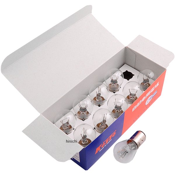 白熱バルブ S25 12V18/5W 10個入り