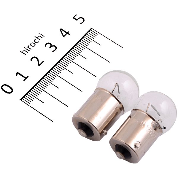 口金シングル球 12V27W ウインカー/ストップ球 (クリアー) (2個入り)