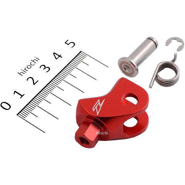 リボルバーシフトレバー ホンダ、カワサキ リプレースチップマウント ロング 赤