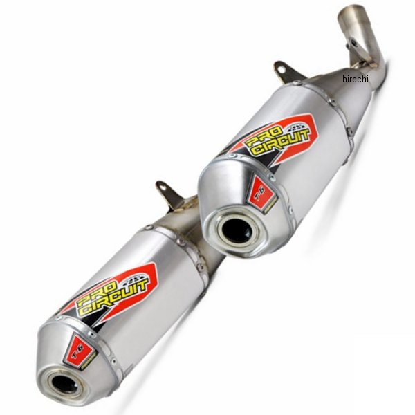 【セール特価】 スリップオンマフラー T-6 17年以降 CRF450R ステンレス(デュアル)