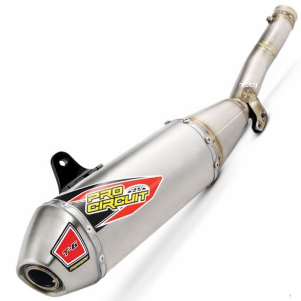 【セール特価】 スリップオンマフラー T-6 14年-17年 YZ450F ステンレス