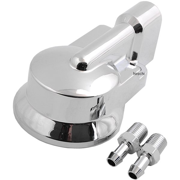 オイルフィルター マウント 92年-99年 クローム 1/4インチ(6.3mm) NPT