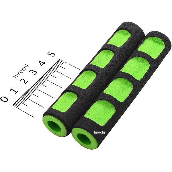 レバーカバー 黒/緑 2個入り