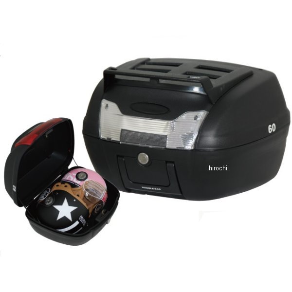 リアボックス 40L 上部キャリア付 黒/クリアレンズ